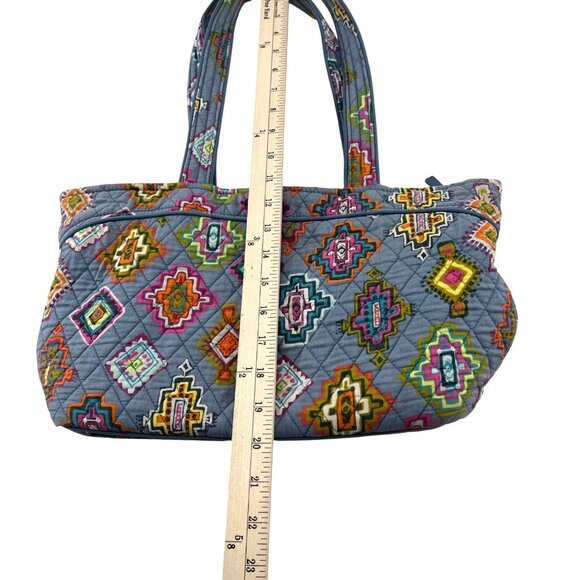 Vera Bradley Quilted Shoulder Bag In Multicolor Southwest Print - Picture 5 of 8